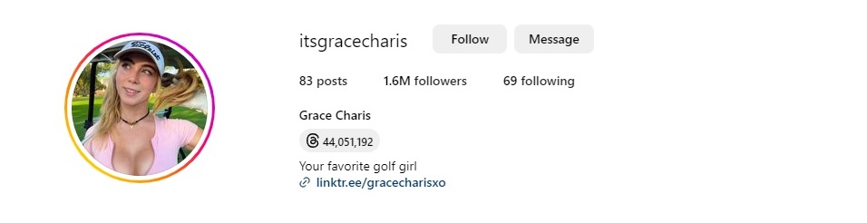 Charis’s Instagram Profile