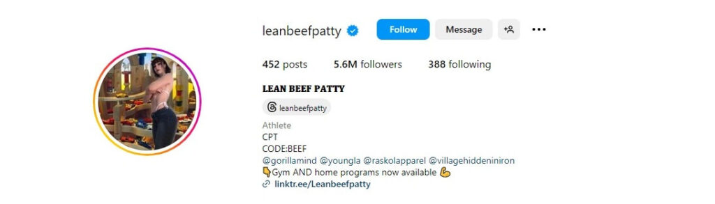 Lean Beef Patty Instagram